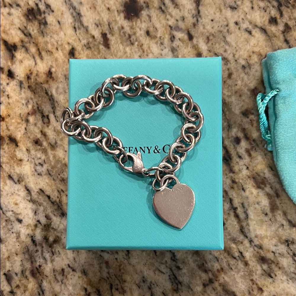 Tiffany heart bracelet sterling silver